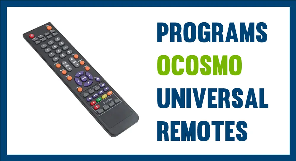 Ocosmo-Universal-Remote-Programs