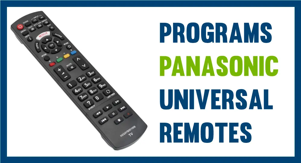 Panasonic-Universal-Remote-codes-program