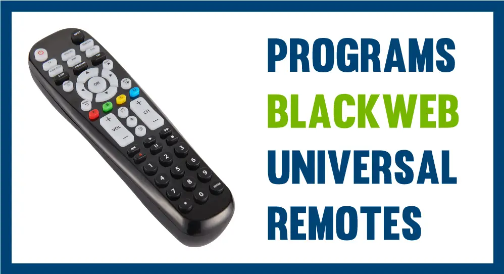 blackweb-universal-remote-program-setups
