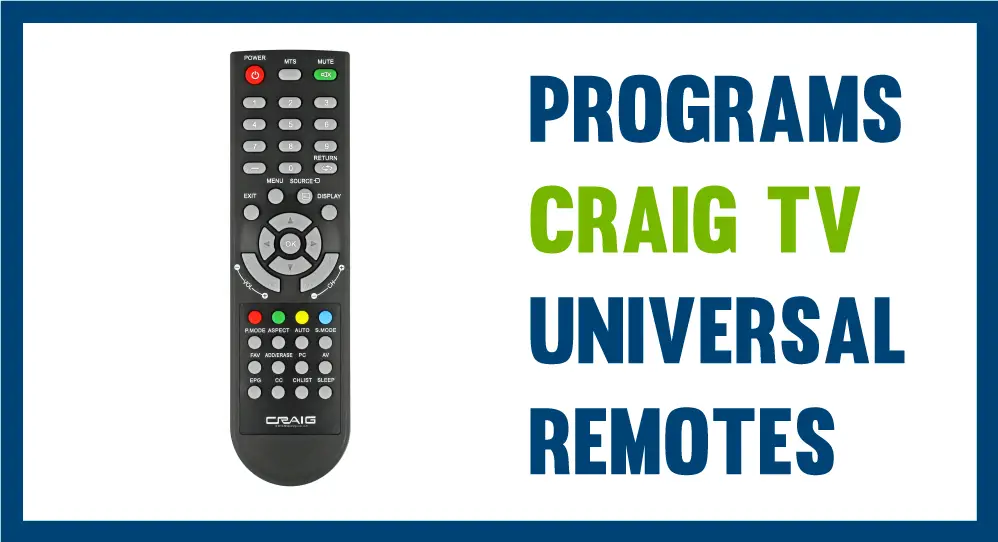 Craig-TV-universal-Remote-Codes