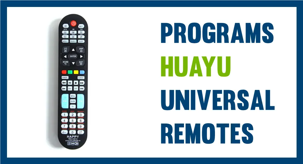 Huayu-Universal-Remote-Codes Setup Programs